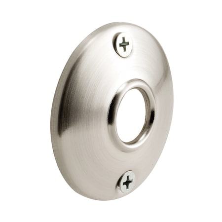 Prime-Line 2-1/2 In. Satin Nickel Door Knob Rosette (1 Pair) E 2542